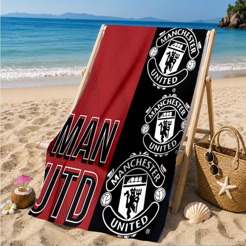 Manchester United Stadion Strandlaken, Sneldrogend, Makkelijk te Onderhouden, Geschikt voor Zowel Fitness als Strandvakanties, Sport Essentieel