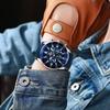 Rewd Multifunctional Sports Three-eye Watch Calendar Luminous Waterproof Solid Steel Belt M Men's Watch