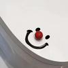 Smile Face Ball Toilet Lid Lifter Clown Toilet Lid Lifter Handheld Bathroom Seat Cover Opener Creative Decorations Accessories