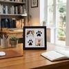 Decorative Paw Print Photo Frame Density Board Memorial Frame  Remembrance Gift