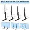 UNHO Table Top Universal TV Legs Fits 17" to 55" Flat Screens TV Table Stand Pedestal TV Riser Max VESA 600x400mm
