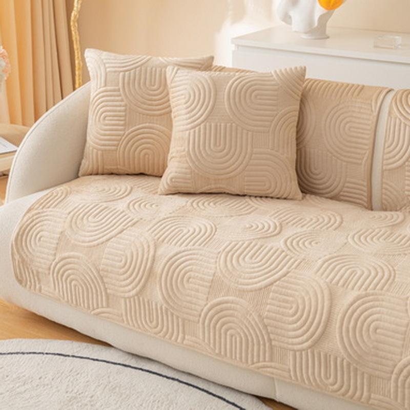 Роскошные геометрические диванные полотенца — фото 6