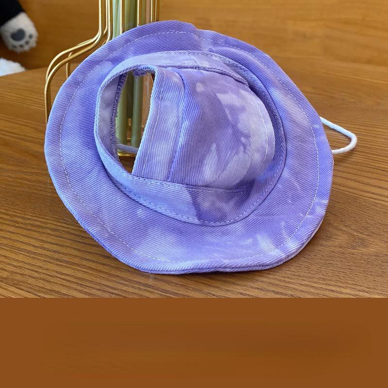 

Летняя шапка для собак, специальная рыбацкая шапка для кошек, износостойкая и дышащая, универсальный головной убор для кошек, товары для домашних животных, четыре сезона L фиолетовый