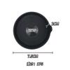 Silikonunderlägg med 70 mm för Yaris Cross 15 och enkla tillbehör för bilinteriören, halkfria handtag, runda, diameter, (10 serier, serier).