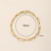 CARLIDANA New Style Three Layering Bracelets Dainty Simple Rope Chain Wear Stainless Steel No Fade Jewelry