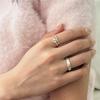 925 Heart Shape Entanglement Adjustable Rings For Women Ladies Rings Luxury Jewelry Jewellery Argent 925