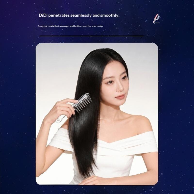 Scalp Liquid Guide Comb Portable Mini Hair Oil Applicator 1PC Lightweight Head Massage Comb for Daily Hair Nourishing