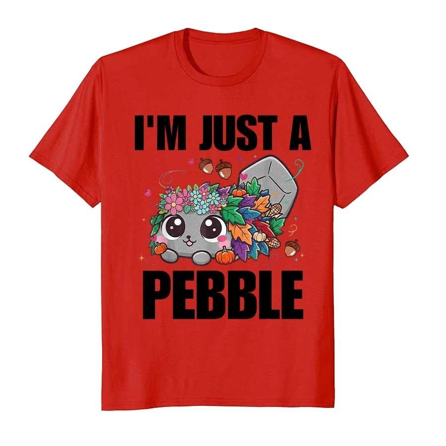Funny Cute Dandy I'm Just Pebble Cartoon T Shirt Tee Boys Top Children Child Short Sleeves Kids Tshirt