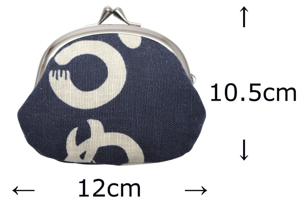 Maruzen Japanese Pattern Wallet for Clasp Wind God and Thunder God Black Design Men, 3.3-inch Purse,