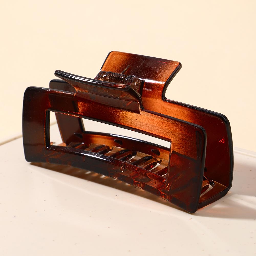 1PC Square Hair Claws Elegant Acrylic Hairpins Barrette Crab Hair Clips Headwear for Women Girls Ponytail Clip Hair Accessories