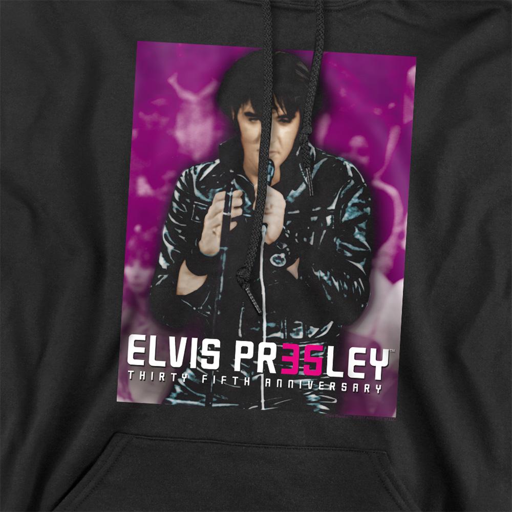 Elvis Presley Unisex Adult 35 Leather Hoodie