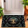 Tree of Life Welcome Door Mat Machine Washable Floor Mat for Doors Kitchen Living Room Bedroom Decoration Floor Mat Decoration
