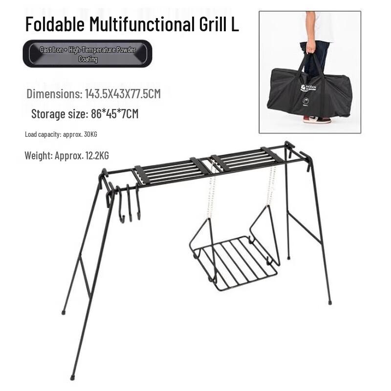 Mobi Garden Cast Iron Foldable Camping Storage Rack