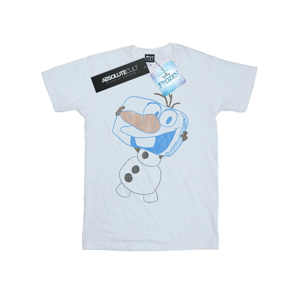 Disney Mens Frozen Olaf Ice Cube T-Shirt