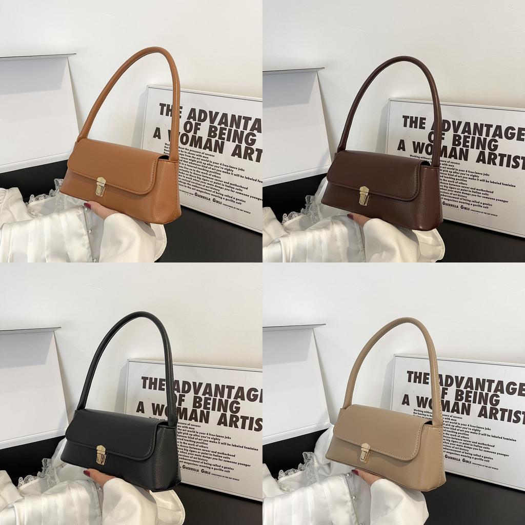Small Pu Crossbody Bag For Women With Lock Closure For Daily Casual Use