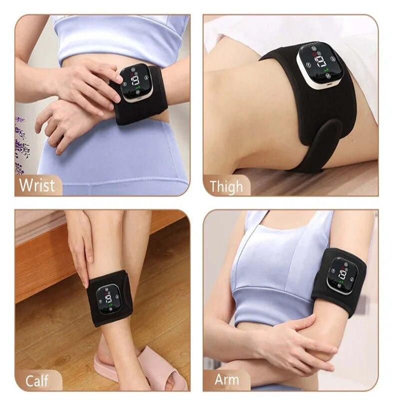 Masseur de poignet électrique multifonction, bracelet de vibration articulaire, pétrissage, compresse chaude, instrument de physiothérapie méridien