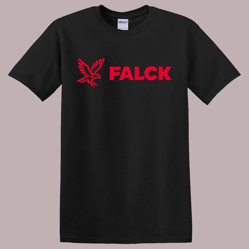 

Медицинская черная футболка Falck USA Топ унисекс XL