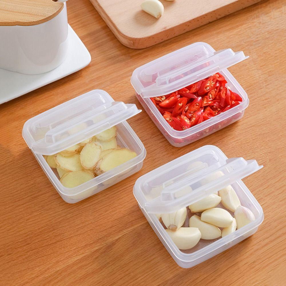 

Japanese Cheese Slice Storage Box Flip Cover Cheese Storage Containers Butter Block Box Kitchen