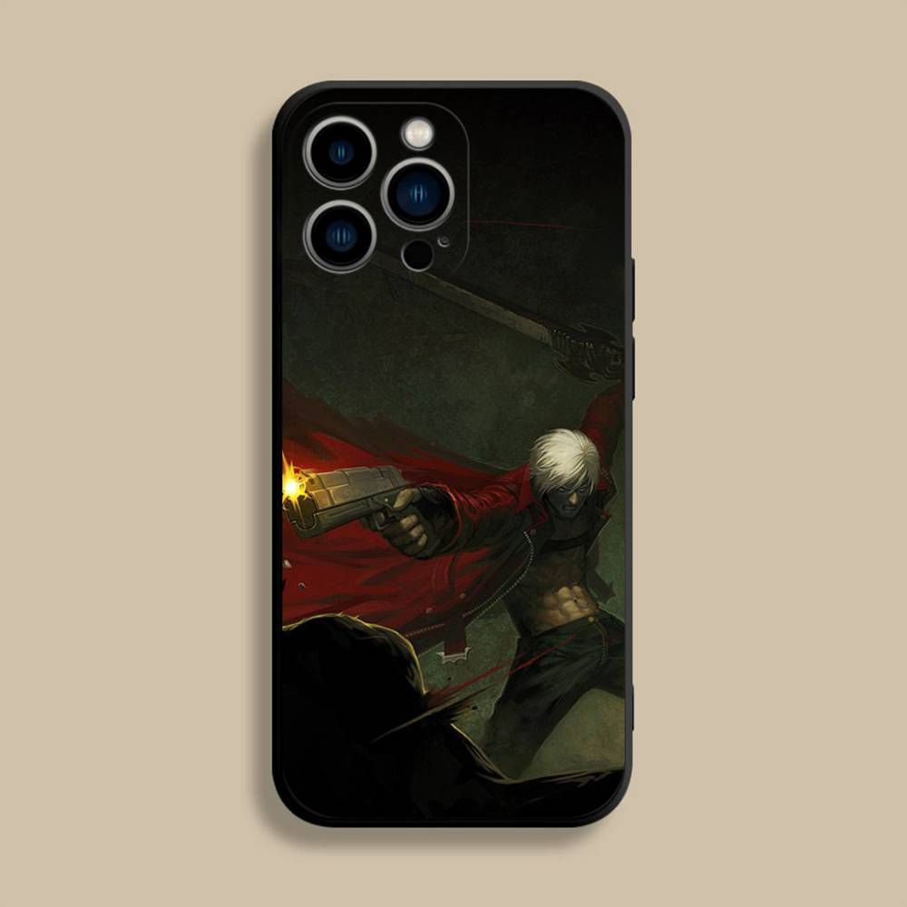 D-Devil M-May C-Cry Phone Case For iPhone 17,16,15,14,13,12,Pro,Max,Plus,E,SE4,Air,Mini Black Soft Cover