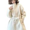 Women's Woolen Coat 2025: New Autumn/Winter High-End Korean Coco Style, Trendy, Thickened, and Elegant.