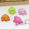 Cartoon Creative Small Animal Led Lights Glow Sound Turtle Keychain Bag Hanging Pendant Decoration