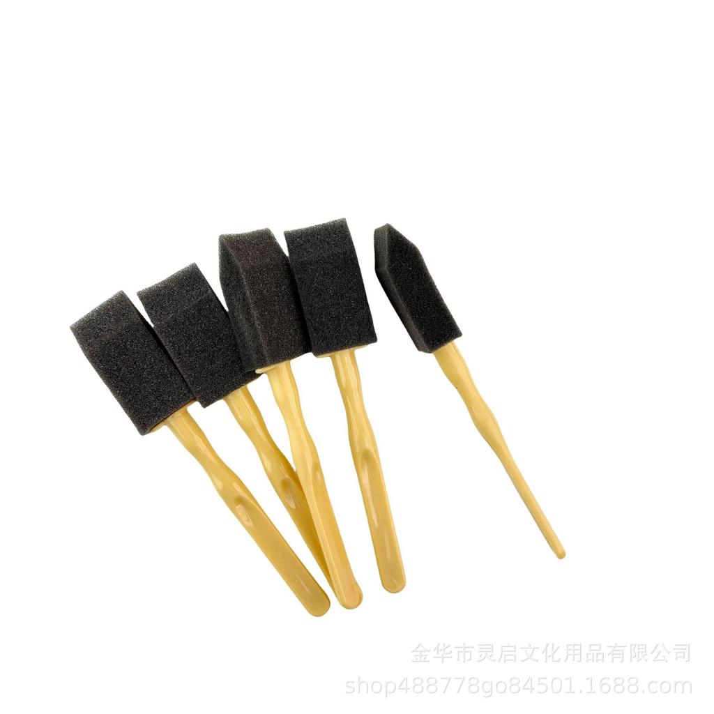 Multifunctional PP Plastic Handle Sponge Brush for Kids' Painting & Car Air Conditioner Dusting