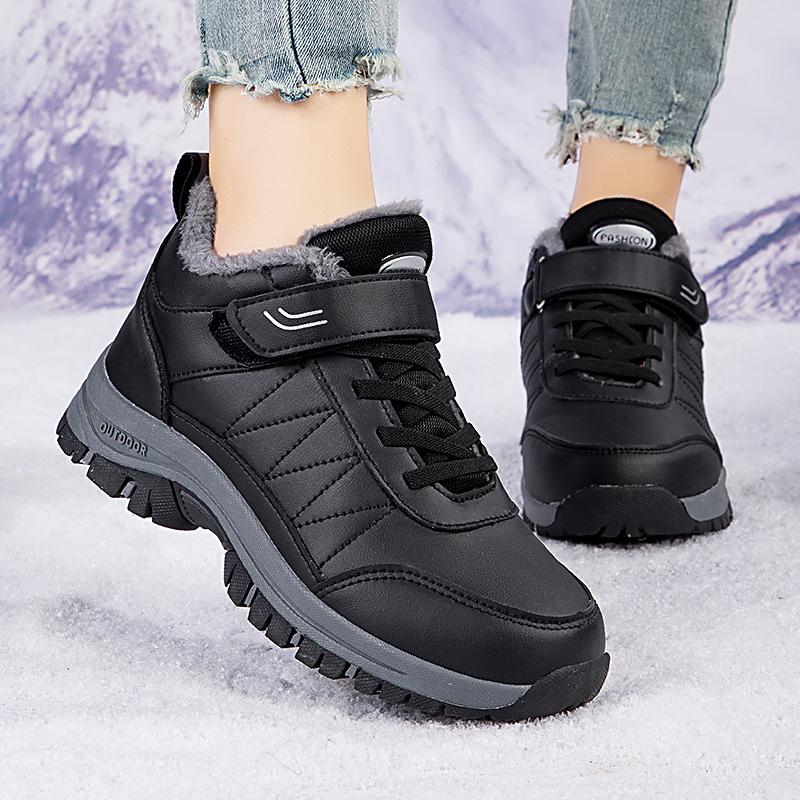 Winter fleece thickened thermal cotton shoes casual outdoor snow boots