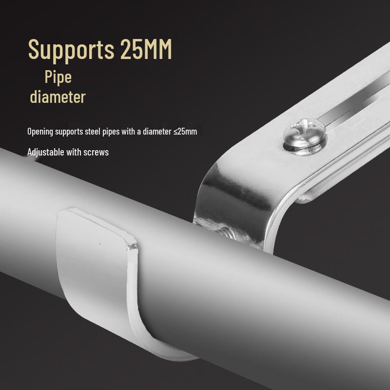 Verstellbarer Universal-Metall-Vorhangstangen-Halter Haken