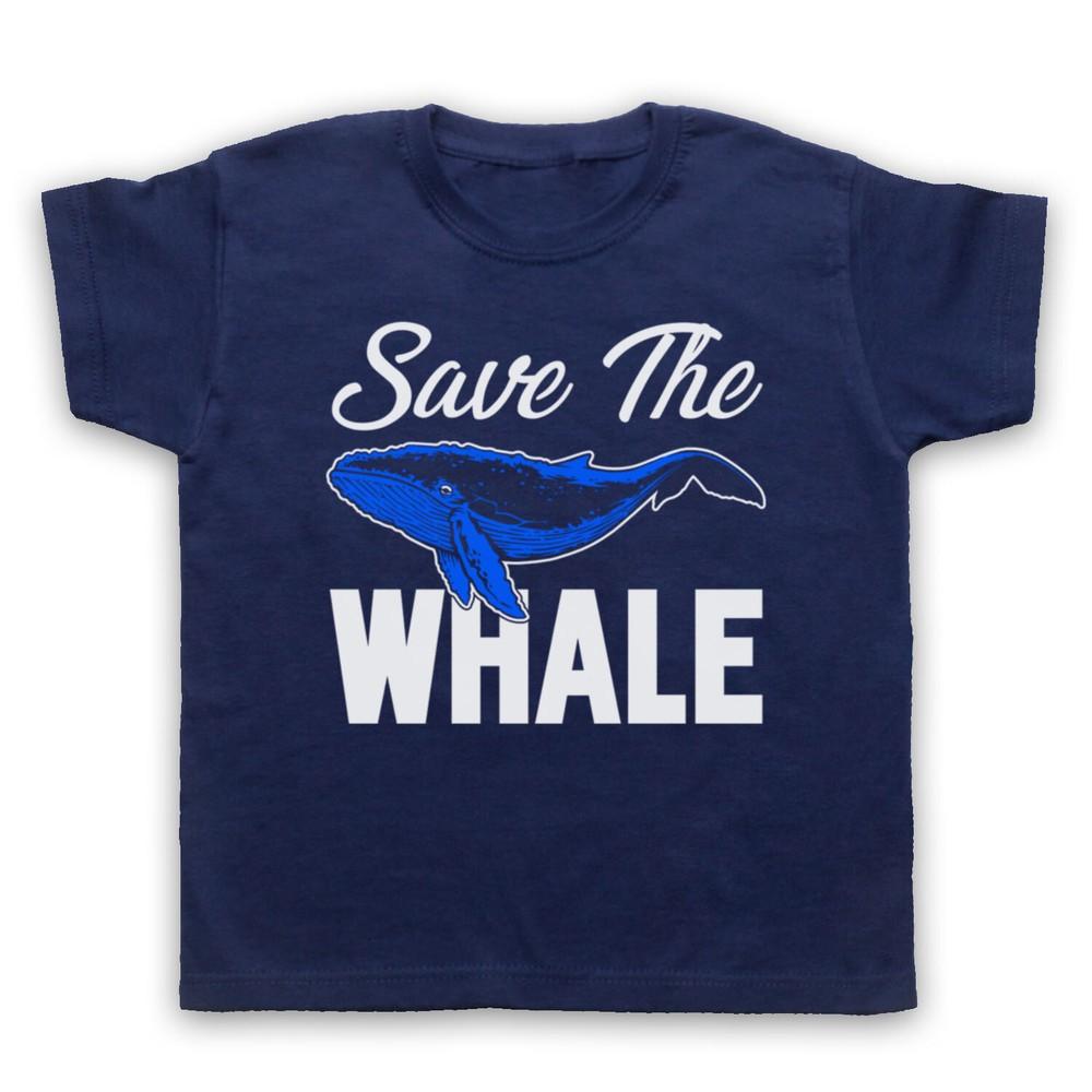 Save The Whale Animal Rights Protest Slogan Anti Hunt Kids Childs T-Shirt