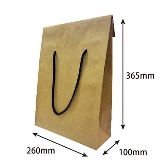 Ehime Paper Geschenkpapier-Papiertüten mit Deckel-Packung, 10, GBAG-FUTA-10P