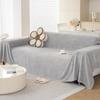 Modern Shu Cotton Velvet Chevron Sofa Towel All-season Universal Sofa Towel Anti Slip Solid Color Sofa Towel Thickening Blanket