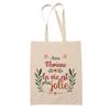 Tote Bag Floriane Life Is Prettier | Mother's Day Birthday Sister Christmas Aunt Godmother Reusable Shopping Bag