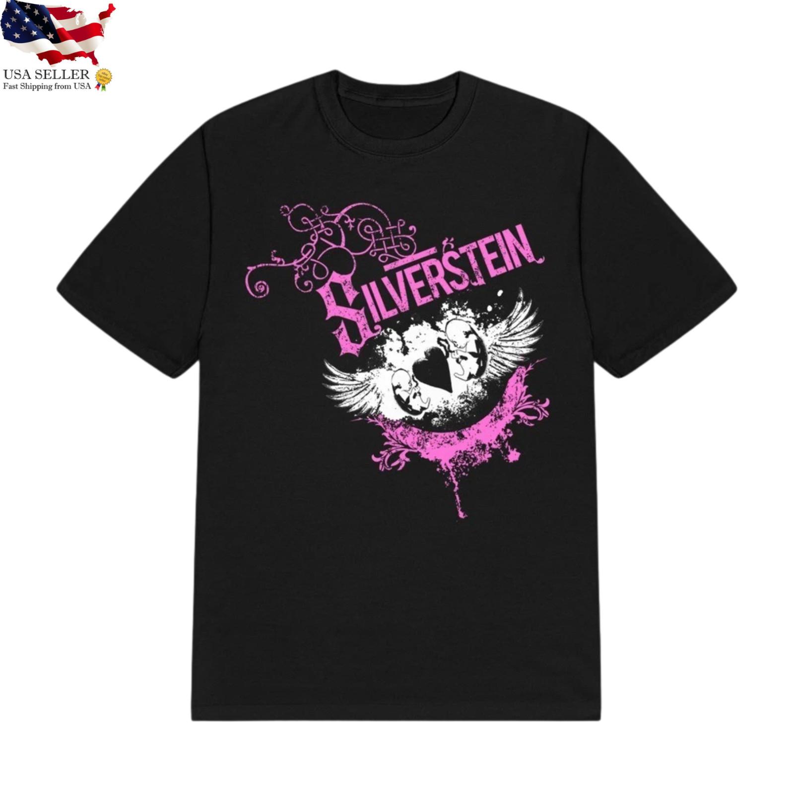 Silverstein Graphic Tee Black Emo Post Hardcore Band Shirt Mens Unisex XXL