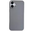Large Hole Plain Leather Texture iPhone 16 Case for Apple, 12 Solid Color, Cross-Border 14/13, Two-in-One 15 & 17 Pro