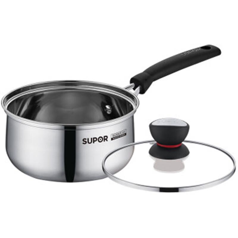 SUPOR Little Red Circle Stainless Steel Saucepan