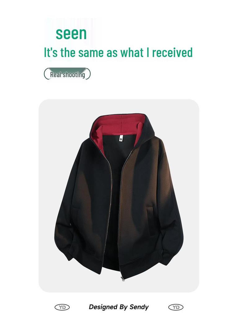 Men's Lightweight Hooded Casual Jacket - Spring/Autumn Versatile Sportswear