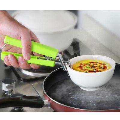 Clip Holder Clamp for Picnic Pot, Anti-scraping Lifter for Bowl Dish, Kitchen Microwave Oven Accessories, Tool