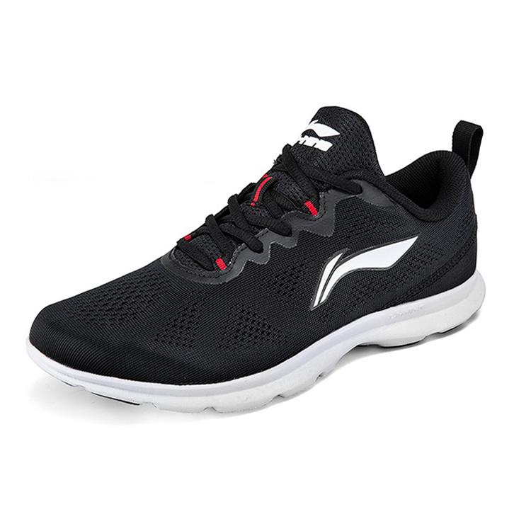 New LINING Move With Your Heart Running Shoes Unisex Low Top Black/White ARBN245-1