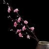 Artificial Flowers Silk Plum Blossom Peach Branch New Year Festival Home Vase Table Outdoor Garden Wedding Party Decor DIY Gifts