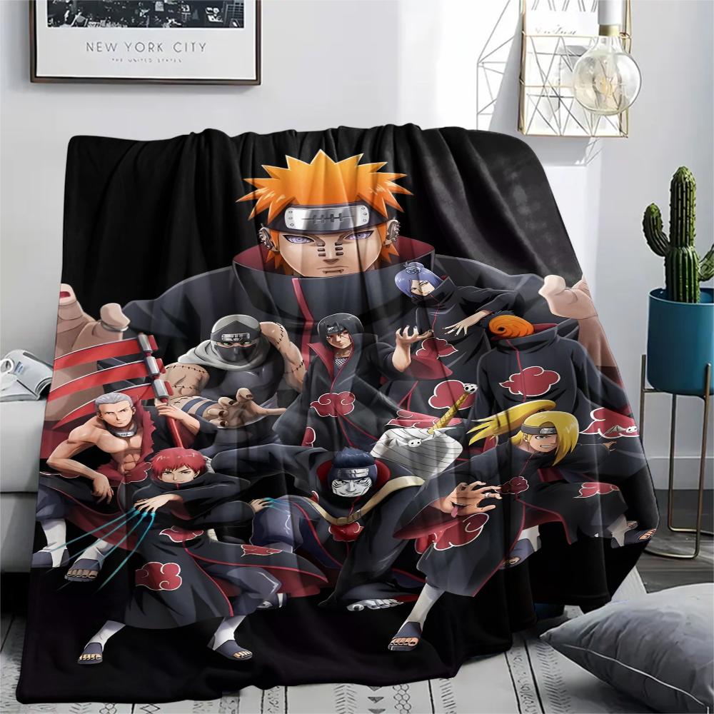 1Pc Cartoon Print Flannel Blanket, High Quality Comfortable for All Seasons, Home Decor, Warmth and Comfort, Perfect for Christmas Birthday Gift