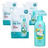 On the Body Cotton Foot Let's Wash Your Feet Foot Shampoo Lemon Mint Scent 385ml Full Size + 500ml Refill Pack 3p 1 Pcs