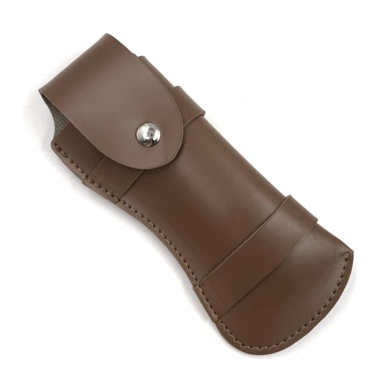 Horizontal Carry Cutter Pouch Belt Leather Folding Cutter Snap Case Holsters