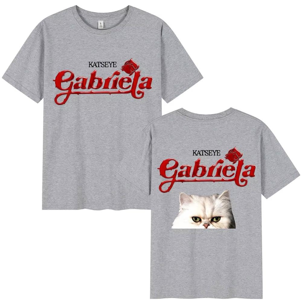 KATSEYE Gabriela Tour 2026 Graphic Tshirts Fashion Vintage Popular Men Women T Shirt Loose Cotton Fans Gifts T Shirt Streetwear