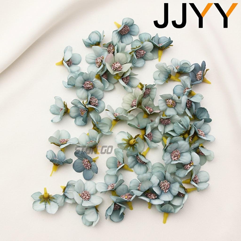 

50 шт. Многоцветные Мини Искусственные Шелковые Цветы Ромашки Головки для Венка Скрапбукинга Домашнего Свадебного Декора синий