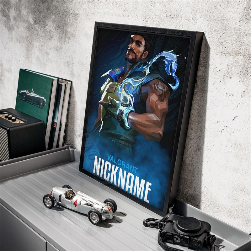 Game Valorant Character Nicknname Picture For Room Living Wall Art Home Decor Canvas Painting Print Poster Game Enthusiasts Gift