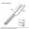 Multifunctional 3 In1 Peeler Knife for Effortless Fruit Prep In Stainless Steel