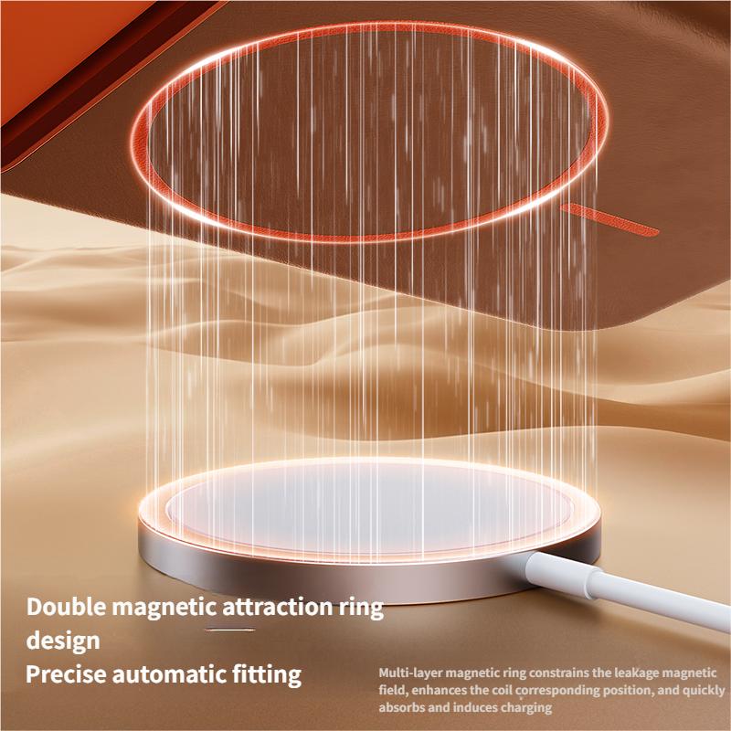 High-End Elephant Leather Texture Magnetic Phone Case for IPhone 17 Pro Max Air for Magsafe Wireless Charging Full Protect Cover