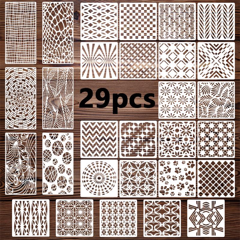 

SASTER DIY Wall Painting Stencil Template for Spray Decoration