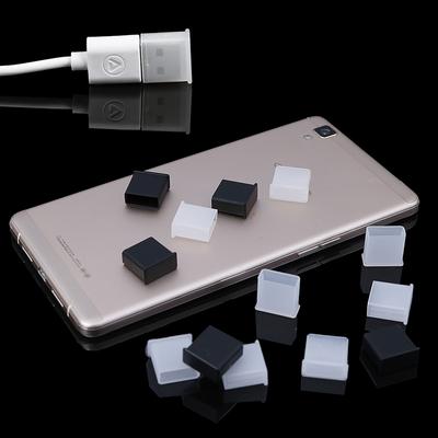 10 pezzi di tappo di protezione antipolvere USB maschio in plastica