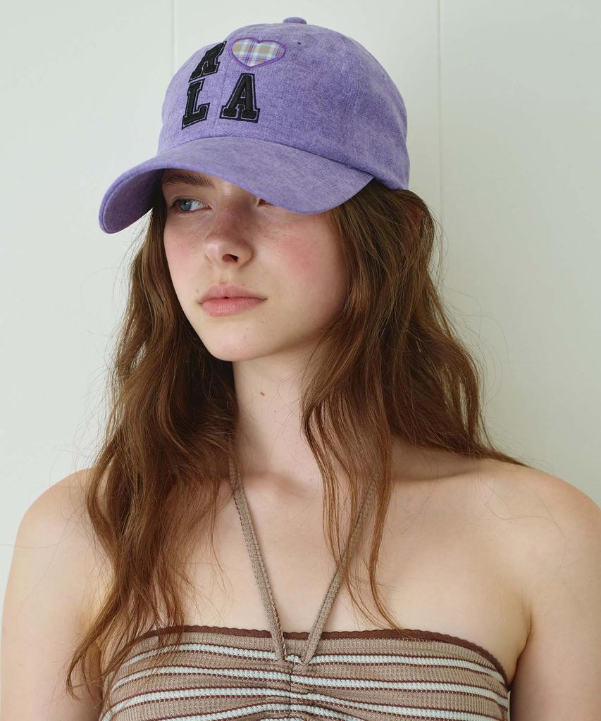 ROLAROLA I Love Rola Pigment Ball Cap Purple